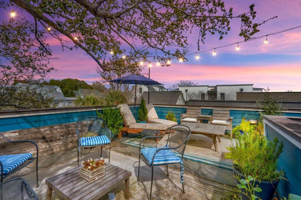 Elegant Sunlit Home With Private Rooftop Oasis Charleston Exterior foto